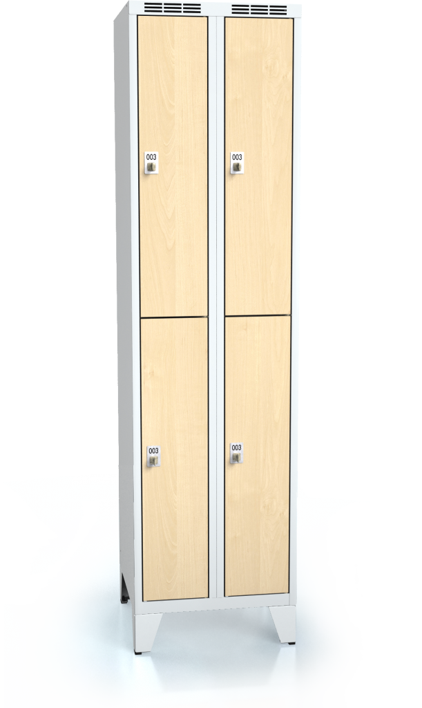 Geteilte Kleiderschränke ALDERA mit Füße 1920 x 500 x 500